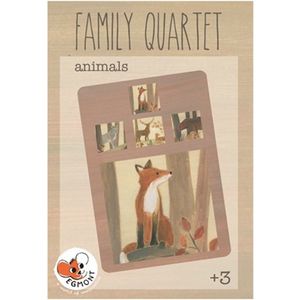 Egmont Toys Familie Kwartet Dieren 10x14x3 cm