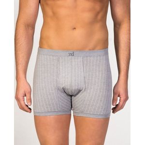 Boxershort 2-Pack - Egyptisch katoen - Platte naden - Superieure kwaliteit - Grijs met krijtstreep - S
