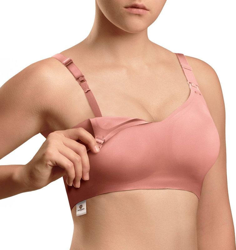 Vulpes Goods - BabyCare - Voedingsbh - Roze - Naadloos - Verstelbare Schouderband