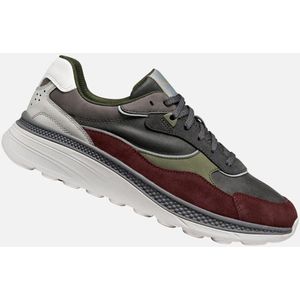 GEOX - Spherica Actif X1 - Sneakers - Antraciet/Bordeaux