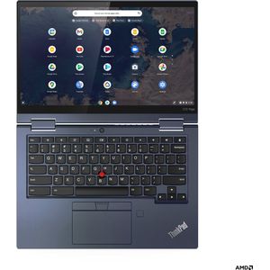Lenovo ThinkPad C13 Yoga Chromebook 3250C 33,8 cm (13.3) Touchscreen Full HD AMD Ryzen™ 3 4 GB DDR4-SDRAM 128 GB SSD Wi-Fi 5 (802.11ac) Chrome OS Blauw