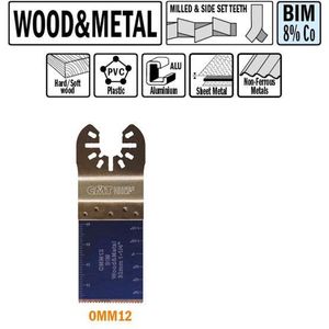 CMT - Multitoolzaagblad voor hout en metaal, 32mm - Zaagblad - Zagen - Hout - 5 Stuk(s)