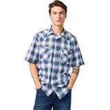 Wrangler - Western Overhemd - Geruit - Katoen - Korte Mouwen