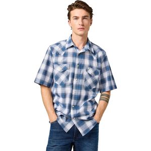 Wrangler - Western Overhemd - Geruit - Katoen - Korte Mouwen