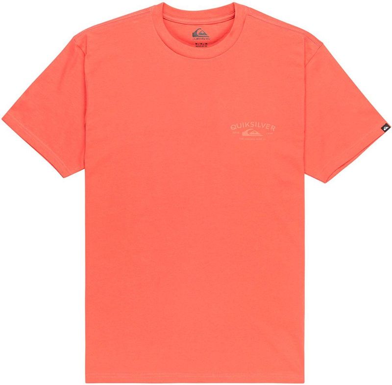 Quiksilver Anchor Lockup T-shirt Met Korte Mouwen Rood,Oranje L Man