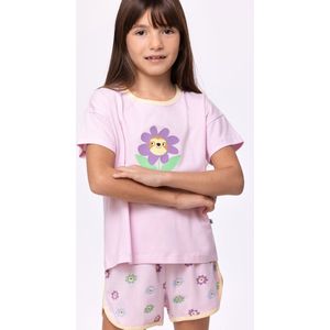Woody Meisjes-Dames Pyjama lichtroze - maat 062/3M
