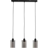 Light & Living Hanglamp Vancouver - Zwart - Ø65cm - Modern - Hanglampen Eetkamer, Slaapkamer, Woonkamer