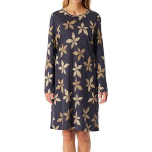 Schiesser - Comfort Nightwear - Nachthemd - Groot Bloemenpatroon - Herfstkleuren