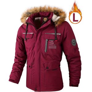 Bovista - Verwarmde Jas - Heating Jacket - Thermo Jas - Elektrische Kleding - Jas Met Verwarming - Met Capuchon - Heren - Maat L - Rood - Winter