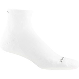 Run 1/4 Ultra-Lightweight with Cushion - White- Hardloopsokken van merinowol