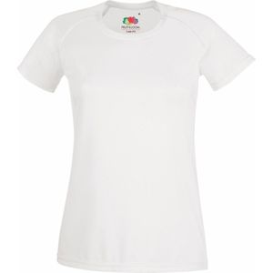Fruit Of The Loom Dames / Vrouwen Prestatie Sportkleding T-Shirt (Wit)