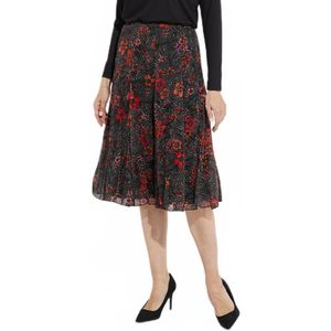 Lange Rok - Gebloemde Voile - A-lijnrok