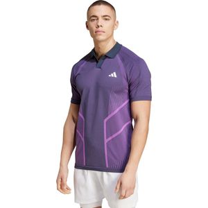 adidas Performance Tennis Pro Naadloos AEROREADY FreeLift Poloshirt - Heren - Blauw- M