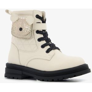 Blue Box meisjes veterboots met vakje wit - Maat 22