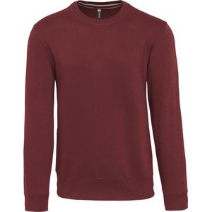 Unisex sweater met ronde hals Kariban Wijnrood - XL