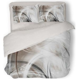 Eleganzzz Dekbedovertrek Amber Drift - Multi - Dekbedovertrek 200x200/220cm - Micropercal -Tweepersoons - Dekbedovertrekken