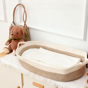 ADSafety - Luxe Verschoonmand - Incl. Matras en Hoes - Aankleedkussen - Mozes Mand - Babykamer - Commode - Babyshower - Beige
