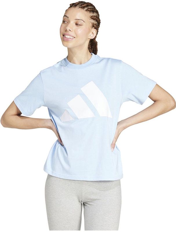 adidas - T-shirt - Zwart - Katoen - Normale Pasvorm - Ronde Hals