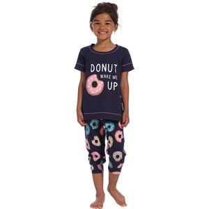 Meisjes pyjama Donut Rebelle - Blauw - Maat - 116