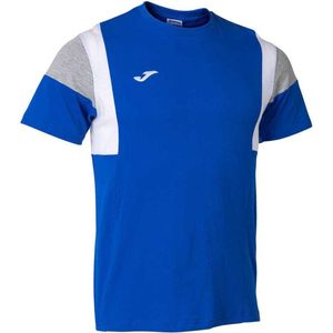 Joma - Confort III - T-shirt - Blauw - Korte Mouwen - 100% Katoen