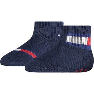 Tommy Hilfiger - Huissokken - Blauw - Katoen - 2 Paar