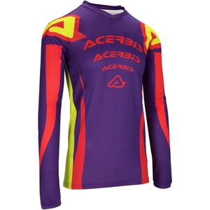 Acerbis MX J-Track Askar Lila Rood Cross Jersey - Maat XXXL - Shirts