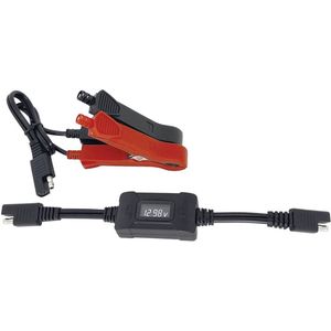 BAAS - BA7 - Accupoolklemmen - Zwart - Inclusief Voltmeter