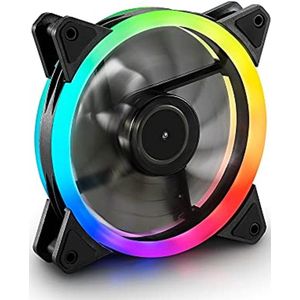 RGB Computer Ventilator 12 cm - Stil en Krachtig voor Gaming