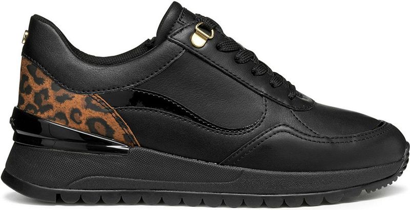 GEOX - Desya - Sneakers - Zwart - Leer