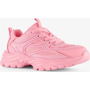 Blue Box meisjes dad sneakers roze - Maat 33 - Uitneembare zool