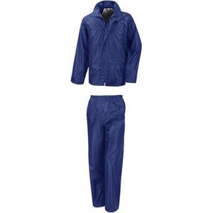 All weather regenpak voor volwassenen S Kobalt