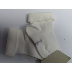 Sokken - 2 Pack - Unisex - Wit - Effen - Overslag - 17 / 18