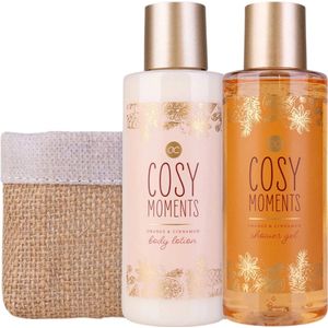 green-goose® Bad Verzorgingsset - 3 delig - 150 ml Showergel - 150 ml Body Lotion - Sinaasappel en Kanneel geur