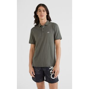 O'Neill Polos Men Jack's base Military Green S - Military Green 100% Katoen Collar