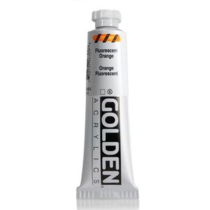 Golden Heavy Body Acrylverf Serie 5 Fluorescent Orange (4630)