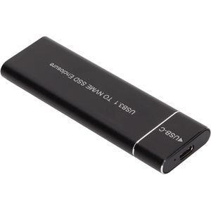 M.2 NVMe SSD Enclosure Adapter, SSD Enclosure Adapter Type C interface snelle overdracht voor pc Desktop en randapparatuur