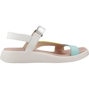 HALI - Platte Sandalen - Zwart - Lichtgewicht Zool - Klittenbandsluiting