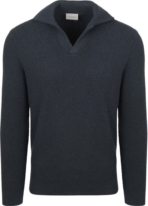 Suitable - Riva Knit - Pullover - Donkerblauw