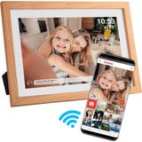 Denver - PFF1040 - Digitale Fotolijst - Hout - 10.1 inch - HD - WiFi - 16GB - IPS Touchscreen