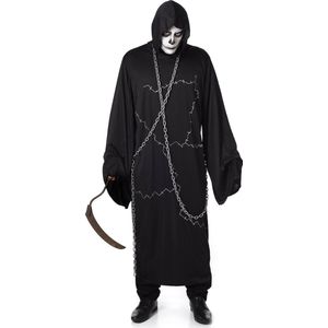 REDSUN - KARNIVAL COSTUMES - Grim reaper met ketting kostuum voor mannen - XXL