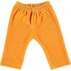 Broek velours oranje 74-80 Limo basics