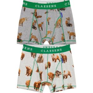 Boys Boxer 2 Pack - Bear Fox - Claesen's® - Ondergoed voor jongens