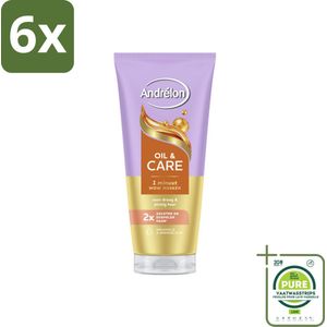Andrélon – Haarmasker WOW – Oil & Care – 180 ml - Voordeelverpakking - 6 stuks - Haarmasker - Haar verzorging