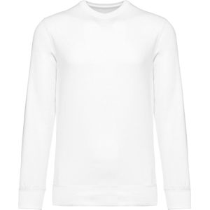Kariban Gerecycleerde uniseks sweater met ronde hals K4040 - White - 4XL