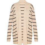usha - BLUE LABEL - Gebreid Vest - Beige/Zwart