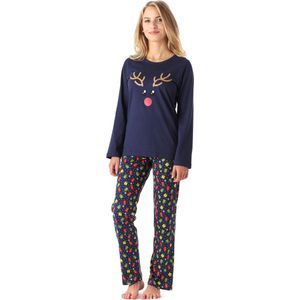 Merry Style Meiden Pyjama - Lange mouwen - Lange broek - Katoen - MS-MS10-192-PJ - Marine Geschenke - 158