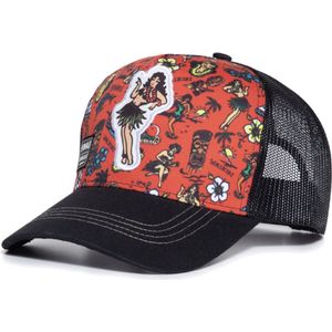 King Kerosin Hawaiian Flash Trucker Pet Zwart