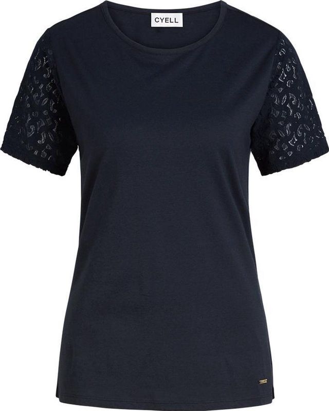 Cyell - Harmony Ink - Pyjamashirt - Darkblue - Korte Kanten Mouw