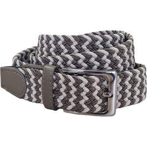 Elastische broekriem Stretch riem Vlecht riem Gevlochten riem Elastiek riem - unisex - geschikt voor zowel mannen als vrouwen - Kleur Beige Maat 120