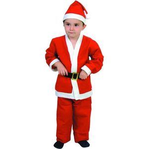 ATOSA - Kerstmankostuum voor kinderen - 116/128 (5-6 jaar) - Kinderkostuums